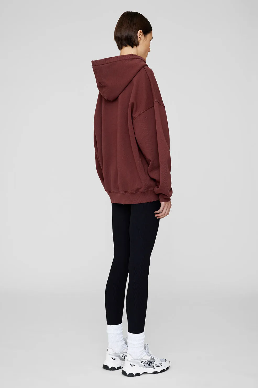 Anine Bing - Harvey Sweatshirt in Dark Cherry