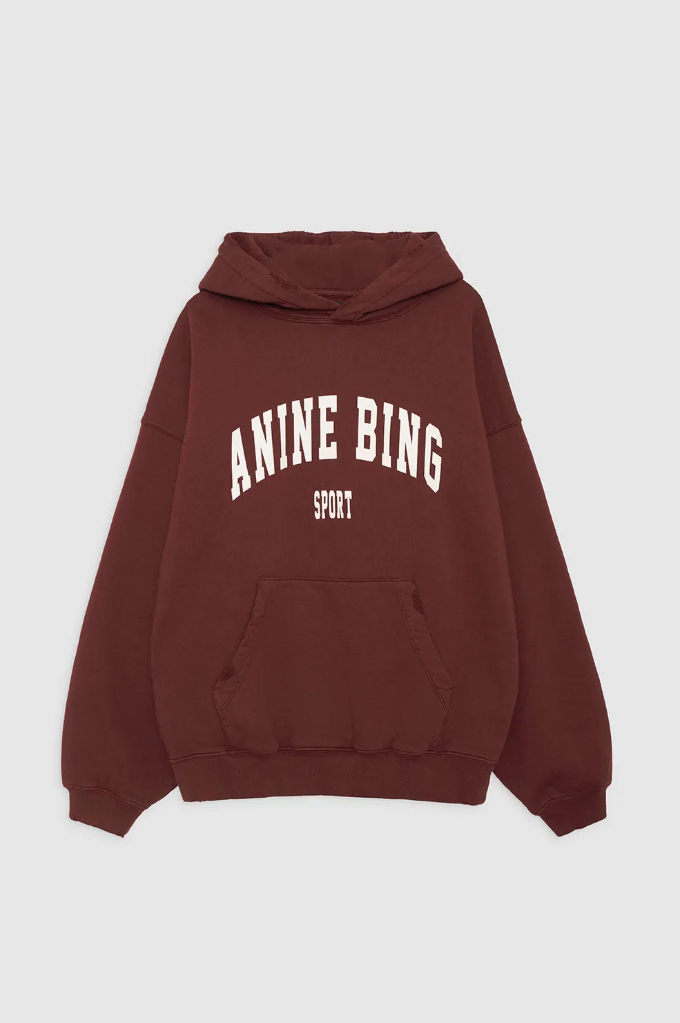 Anine Bing - Harvey Sweatshirt in Dark Cherry