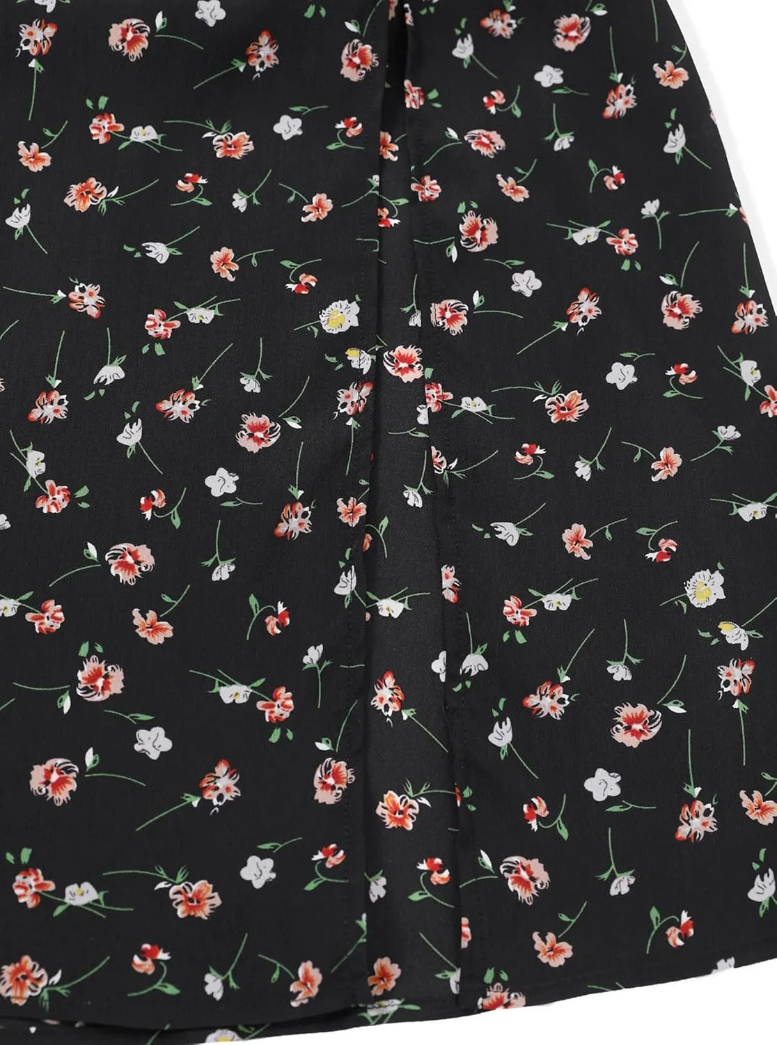 Avanova Women Boho Floral Slit Maxi Skirt Split Thigh High Waisted Long Sexy Skirt