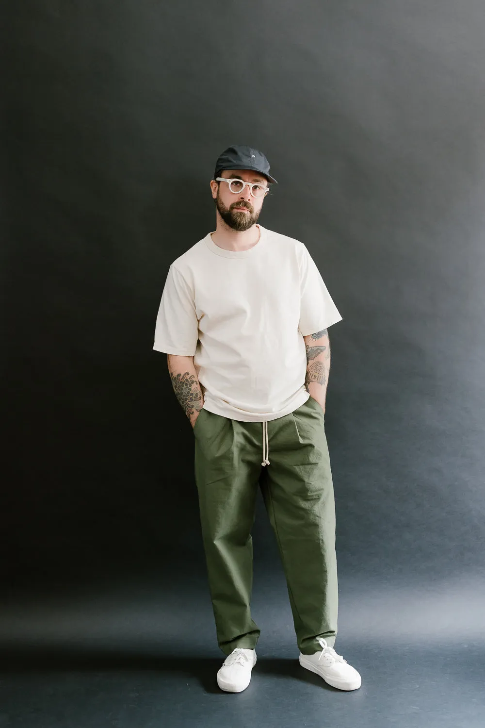 Back Nep Ump Pants - 20 Khaki