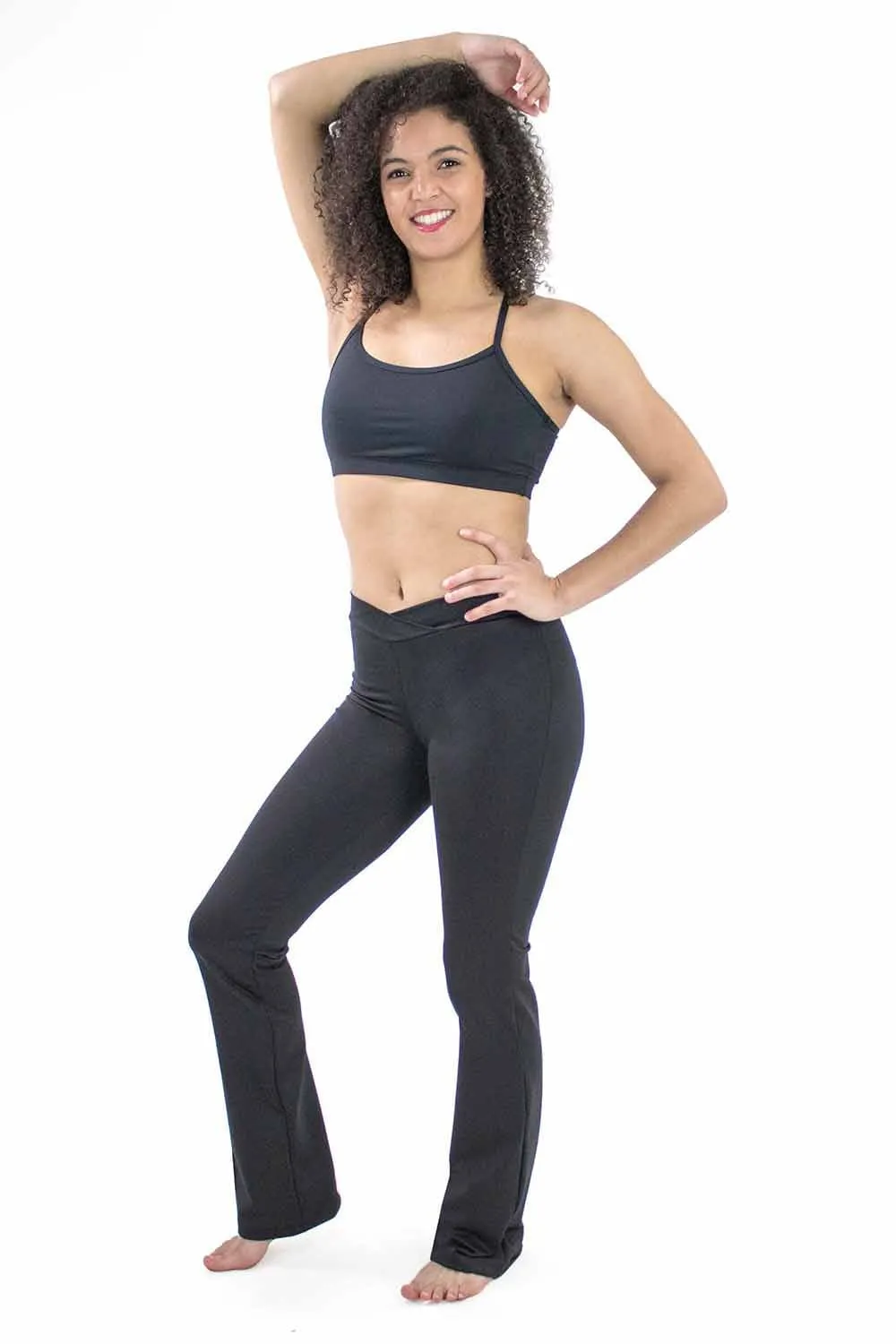 Basic Moves BM6328 Adult Microfiber V-front Jazz Pant