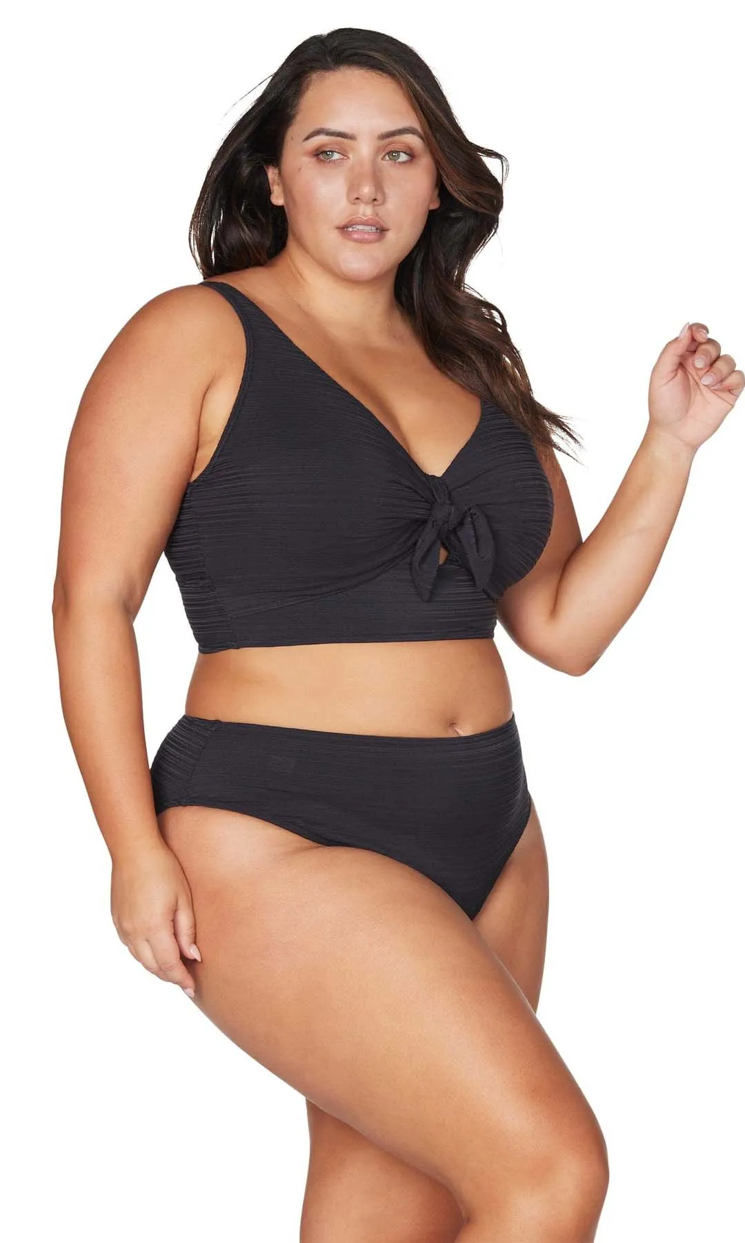 Black Aria Cezanne D / DD Cup Underwire Bikini Top