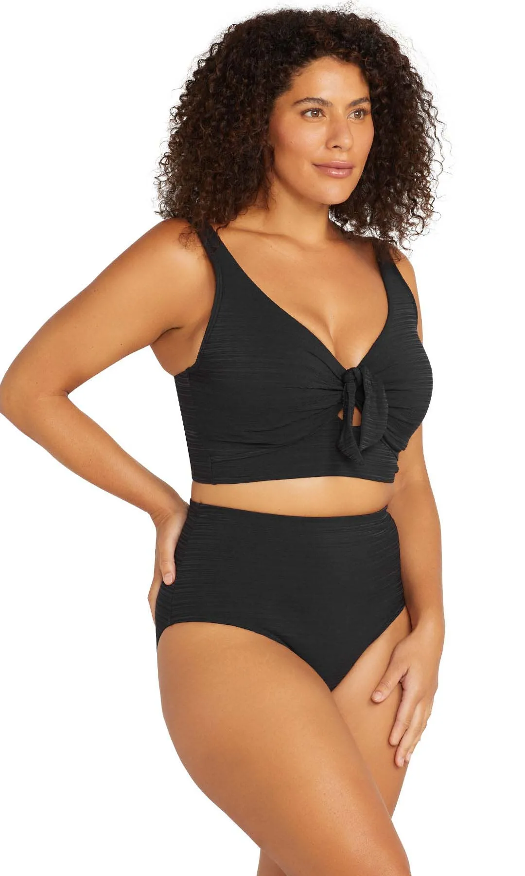 Black Aria Cezanne D / DD Cup Underwire Bikini Top
