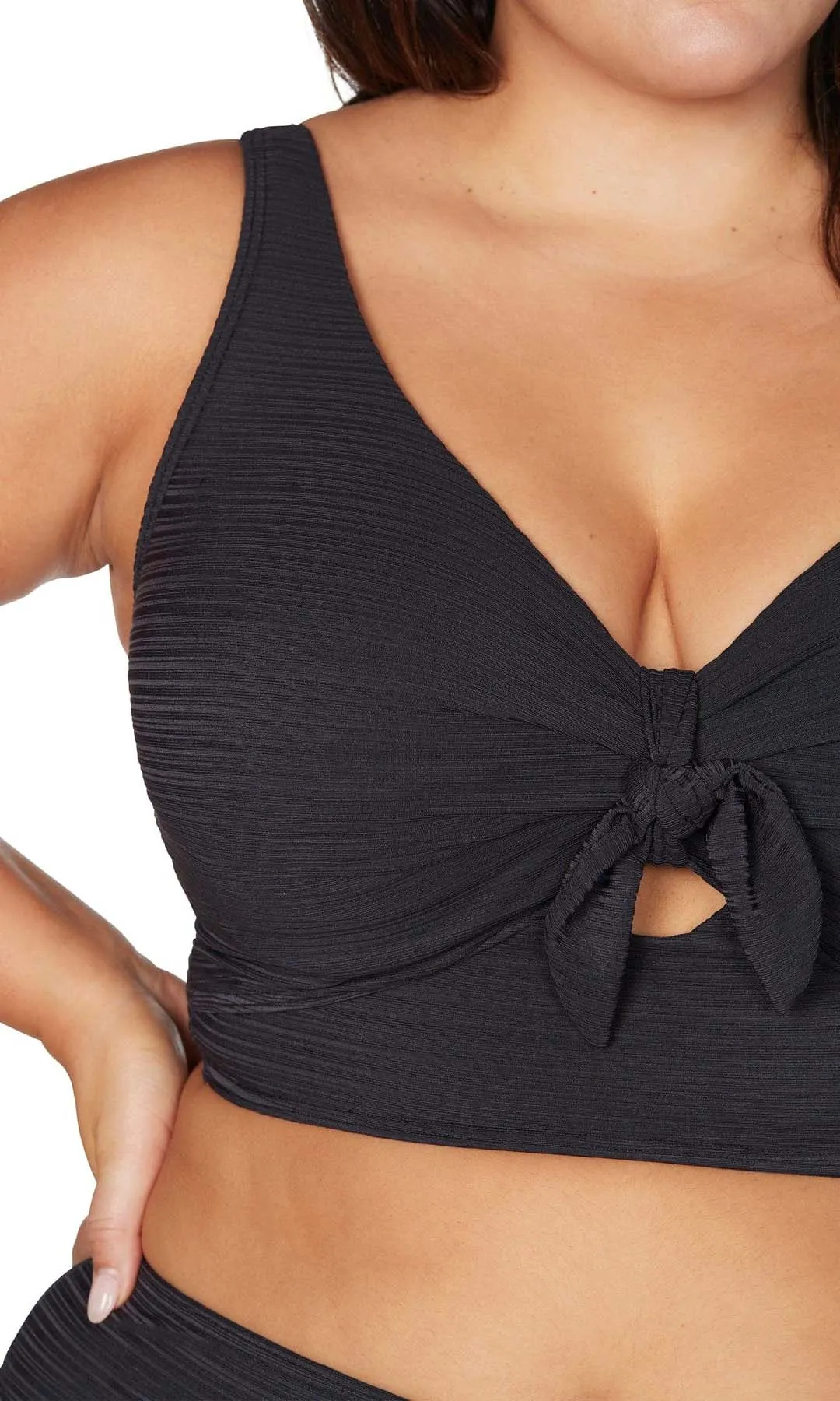 Black Aria Cezanne D / DD Cup Underwire Bikini Top
