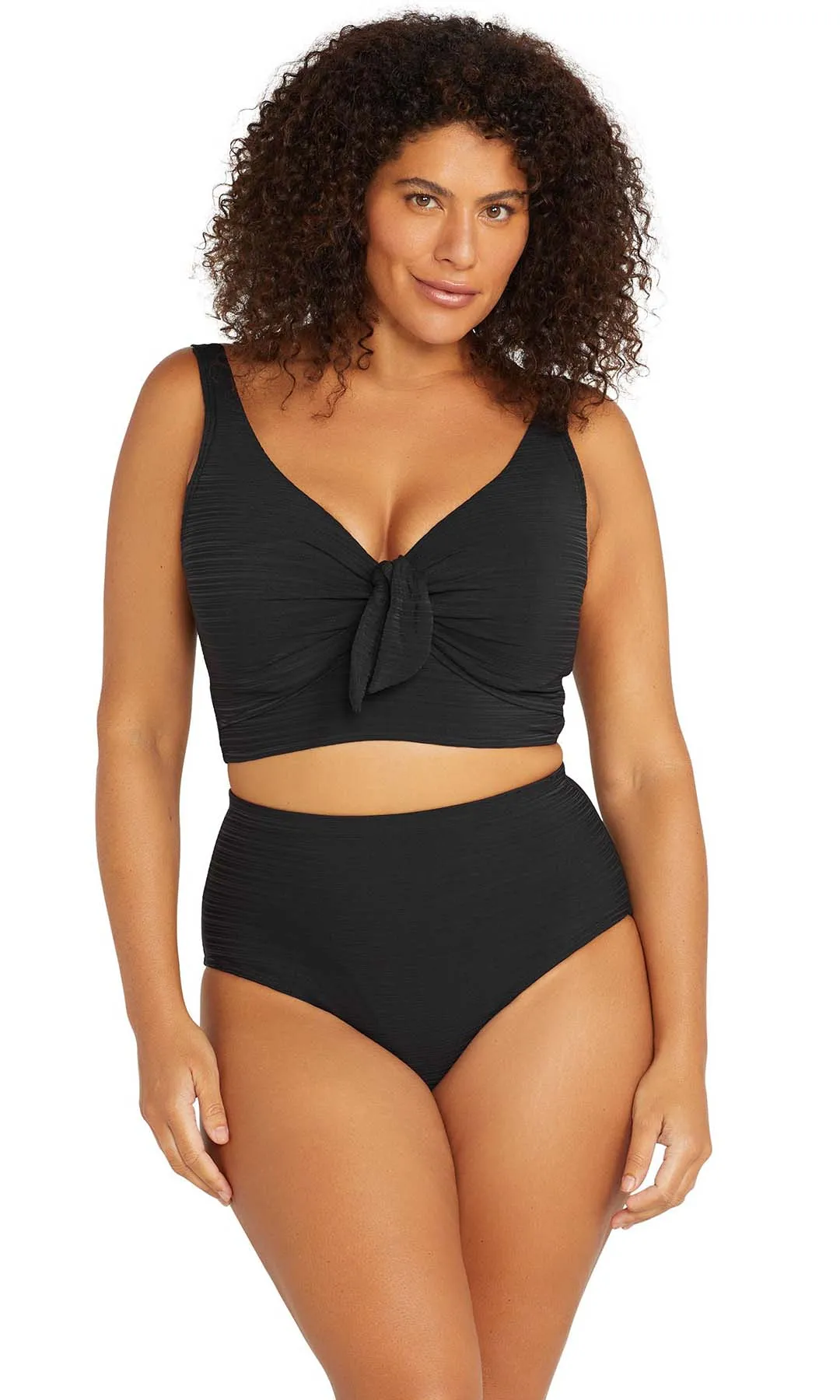Black Aria Cezanne D / DD Cup Underwire Bikini Top