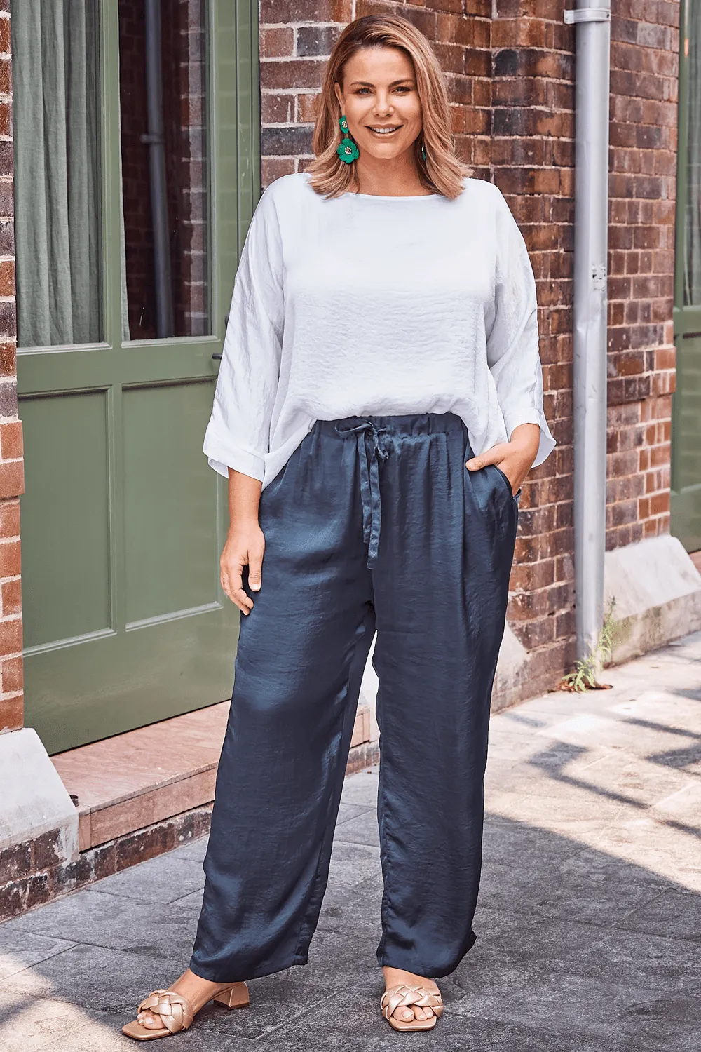 Camilla Pants Navy