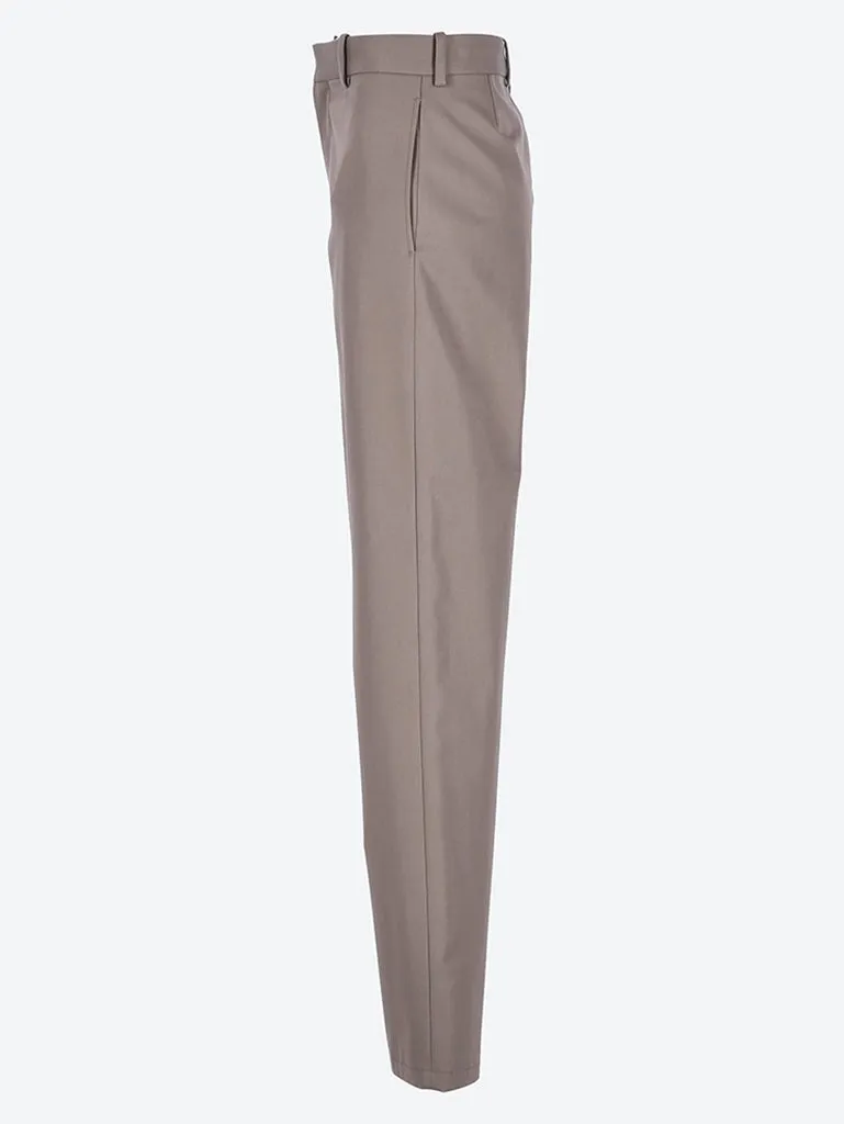 Cotton silk pants