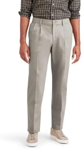 Dockers Men's Classic Fit Signature Iron Free Khaki with Stain Defender Pants - Pleated (Regular and Big & Tall)