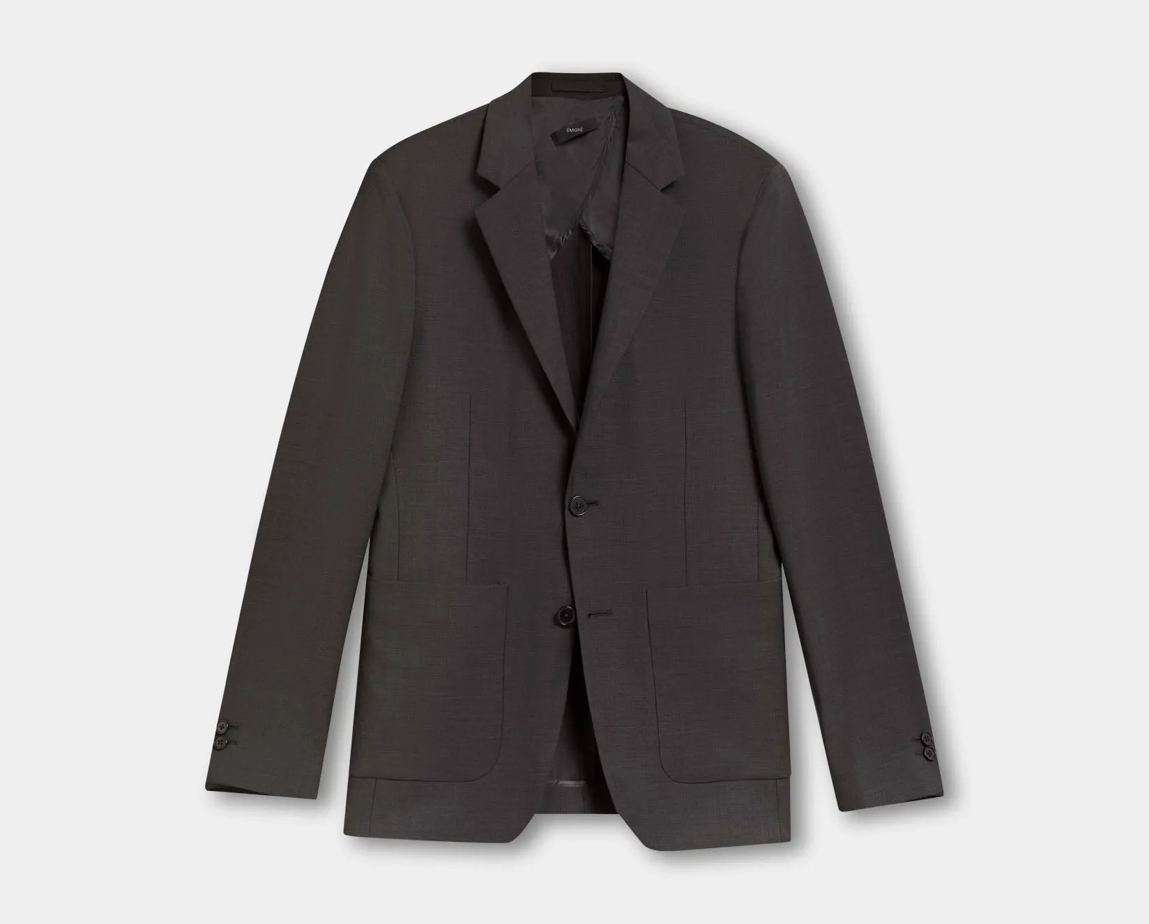 Four Season Wool Travel Blazer - Downtown Grey