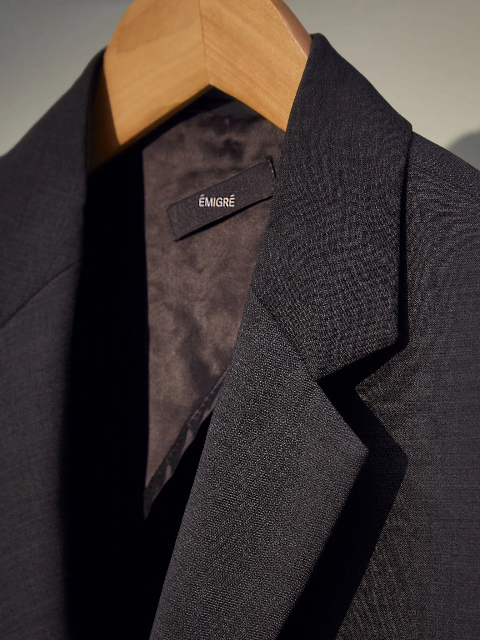 Four Season Wool Travel Blazer - Downtown Grey