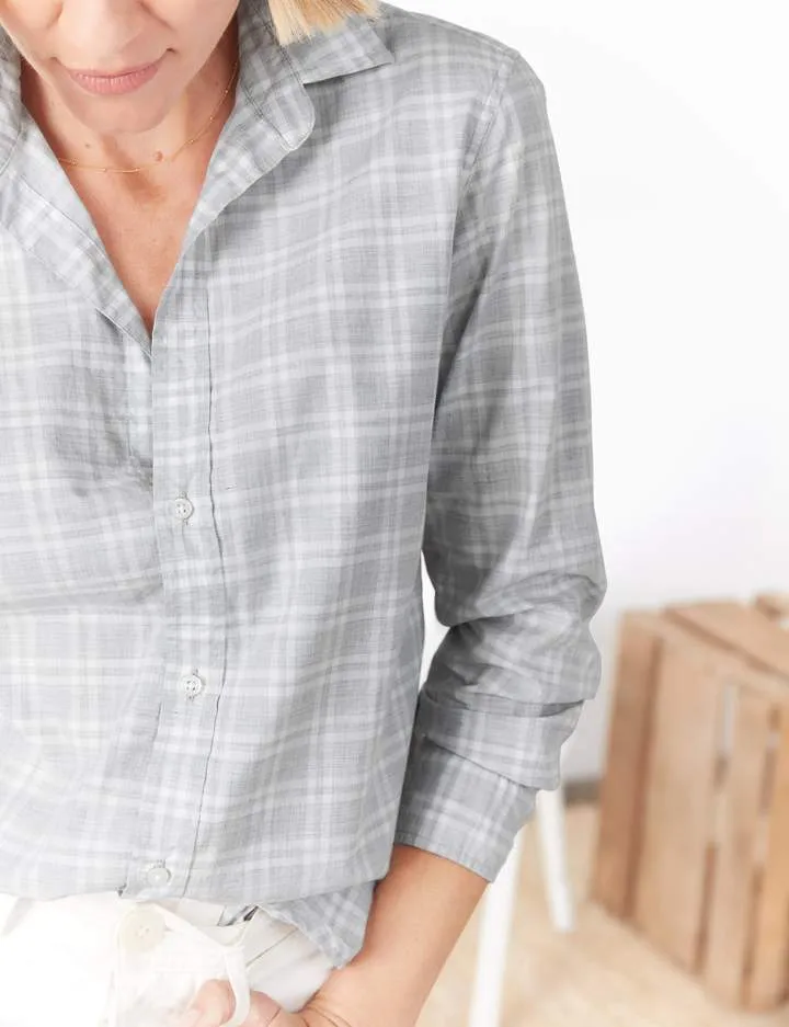 Frank & Eileen - Frank Button-Down Shirt in Heather Grey Plaid