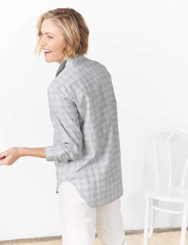 Frank & Eileen - Frank Button-Down Shirt in Heather Grey Plaid