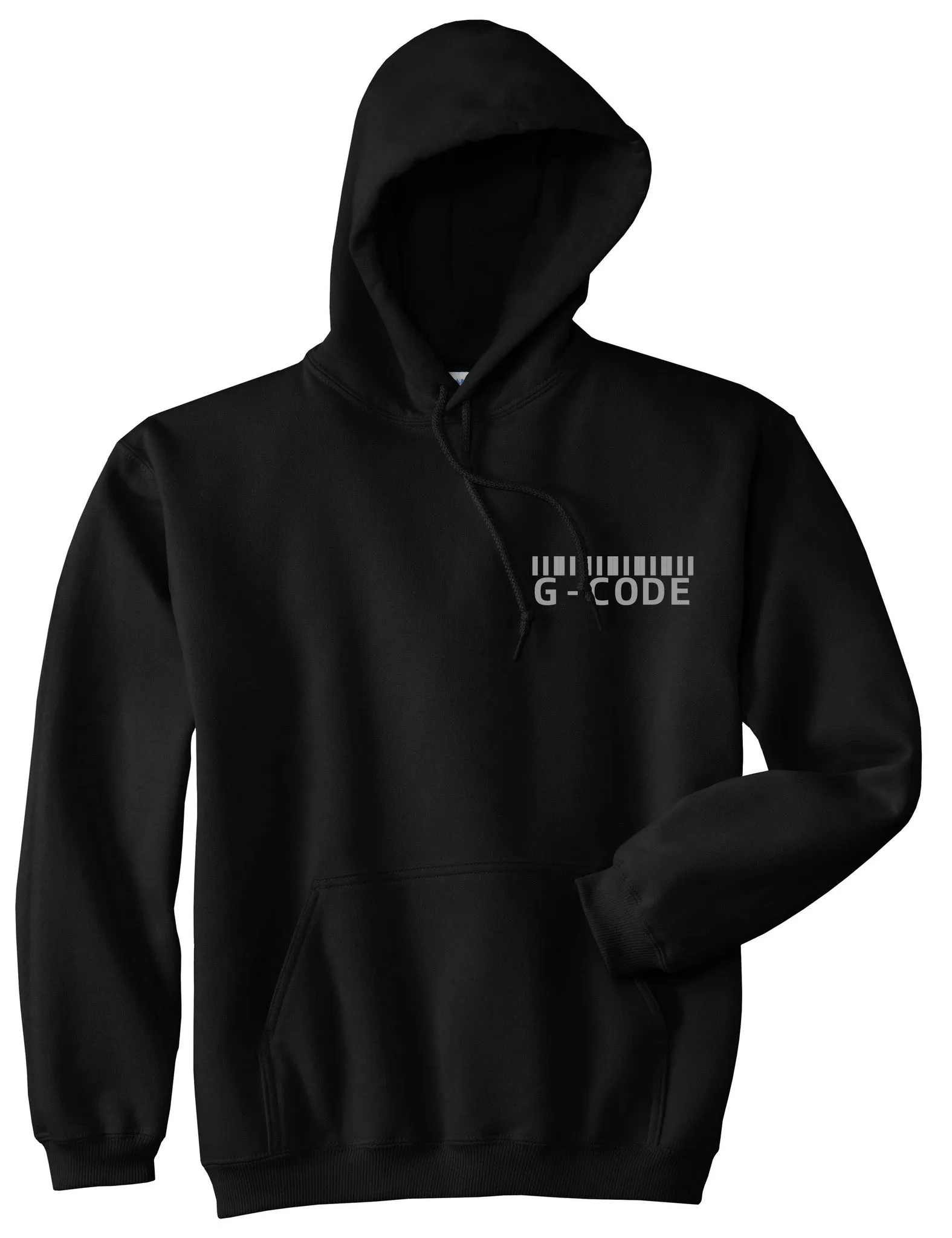 G Code Barcode Pullover Hoodie Hoody
