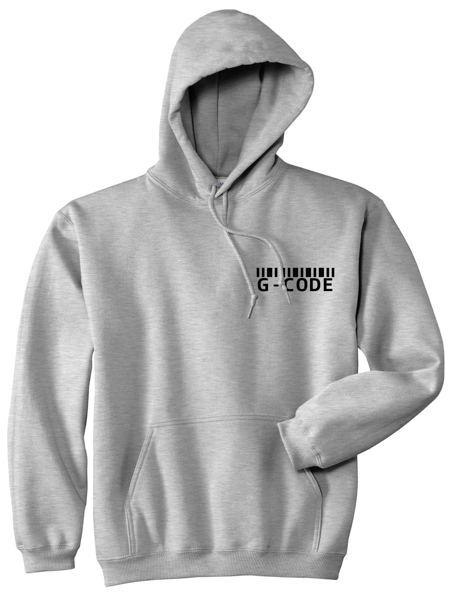 G Code Barcode Pullover Hoodie Hoody