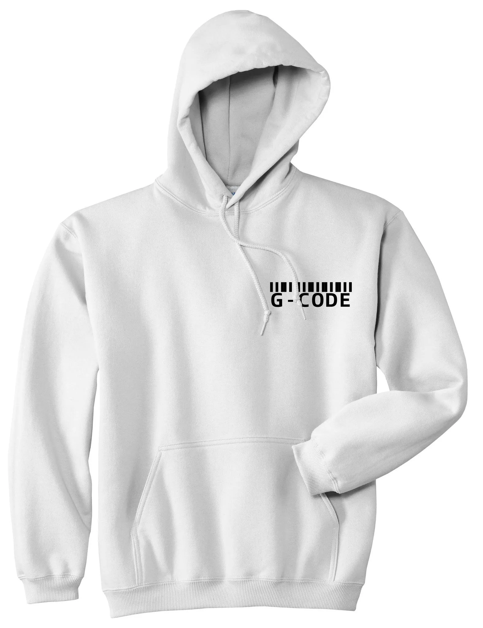 G Code Barcode Pullover Hoodie Hoody