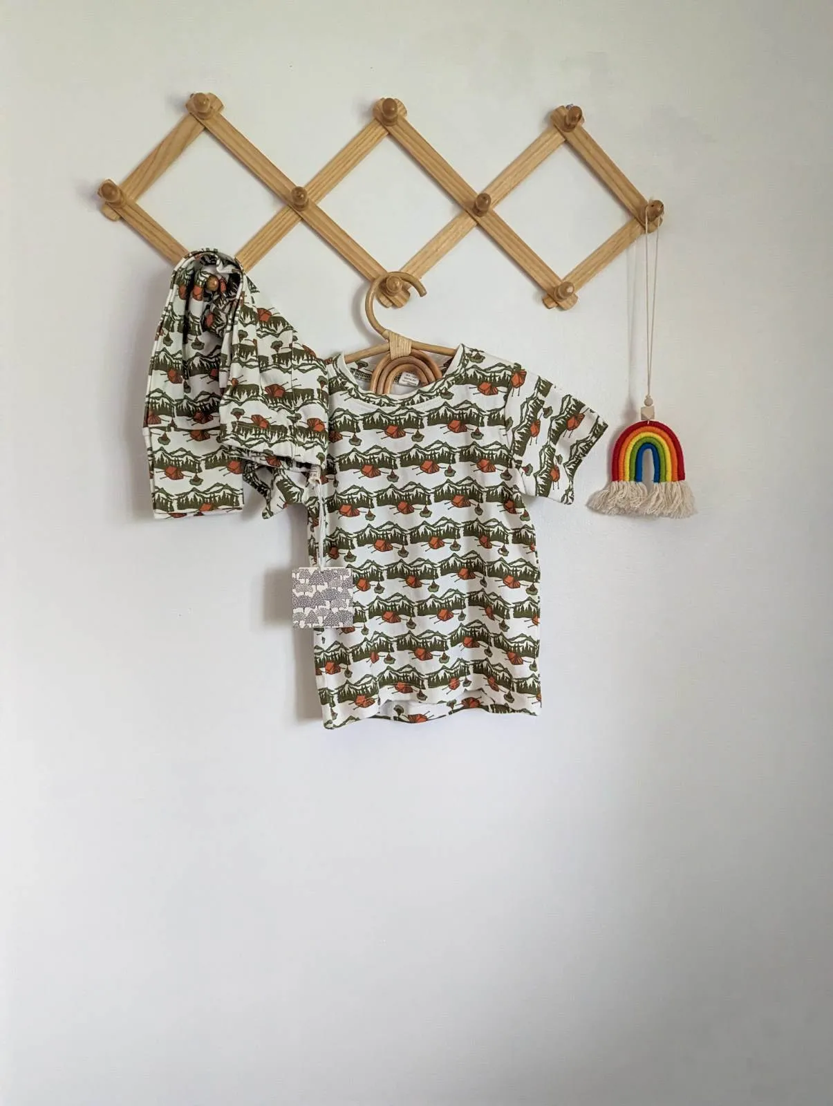 Kate Quinn Cotton Warm Campsite Tee & Pants Set (2t, 3t)