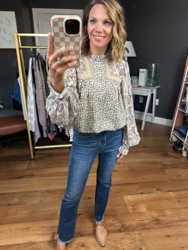 Keep A Secret Mock-Neck Top