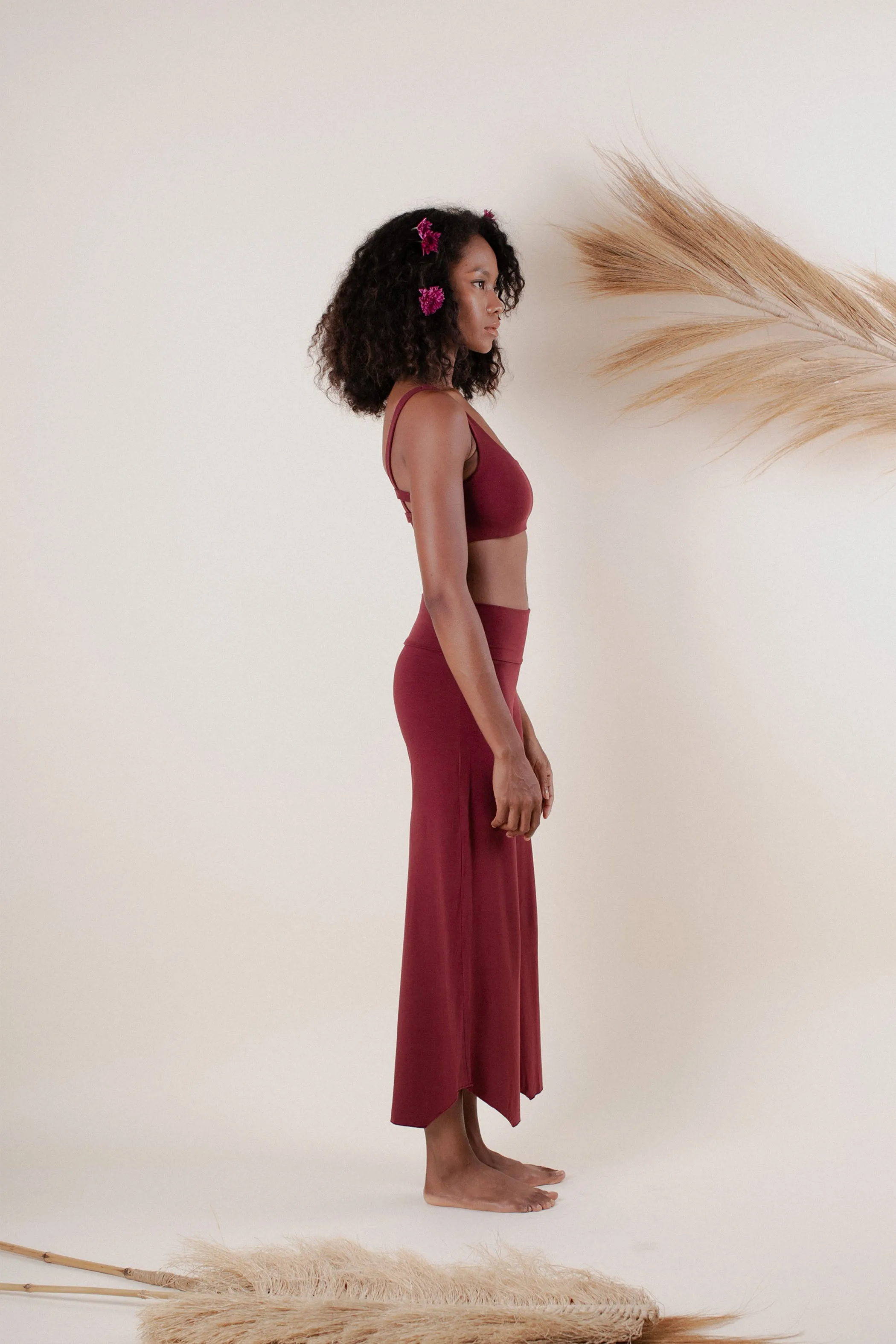 Layla Flares Rhubarb