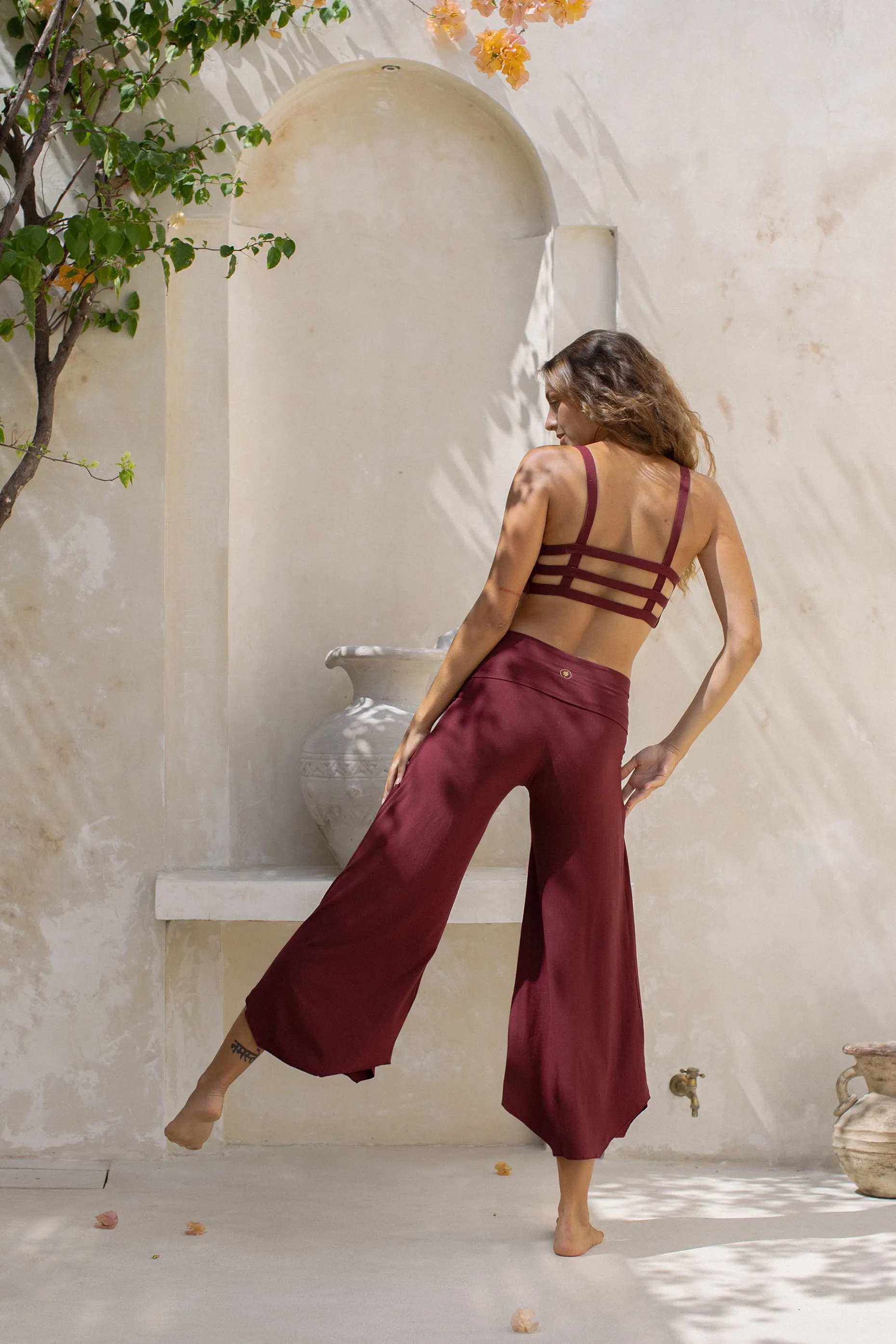 Layla Flares Rhubarb