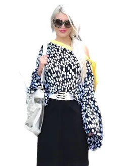 Loose-Fitting 100% Silk Blouse