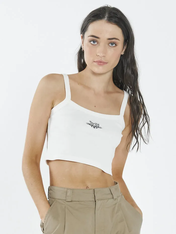 Lords Rib Crop Singlet - Tofu