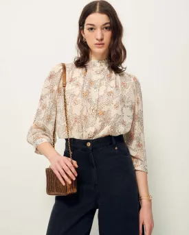 Lylee Blouse in White Song