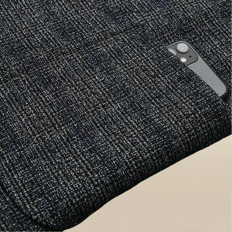 Men's Spring Casual Slim Fit Business Plaid Blazer Jacket