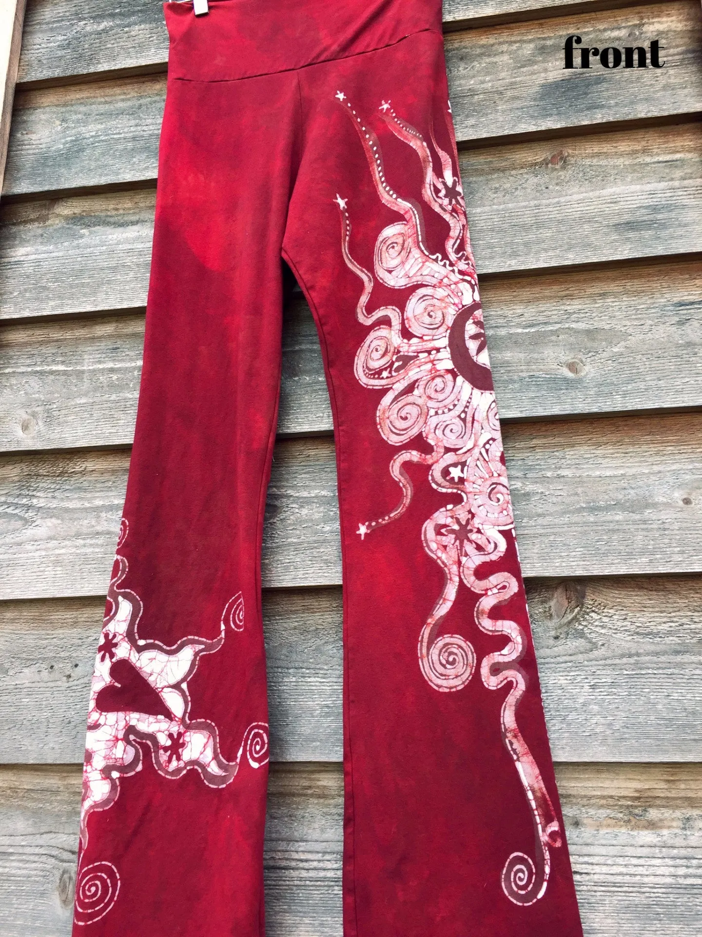 Red Heart Batik Yoga Pants