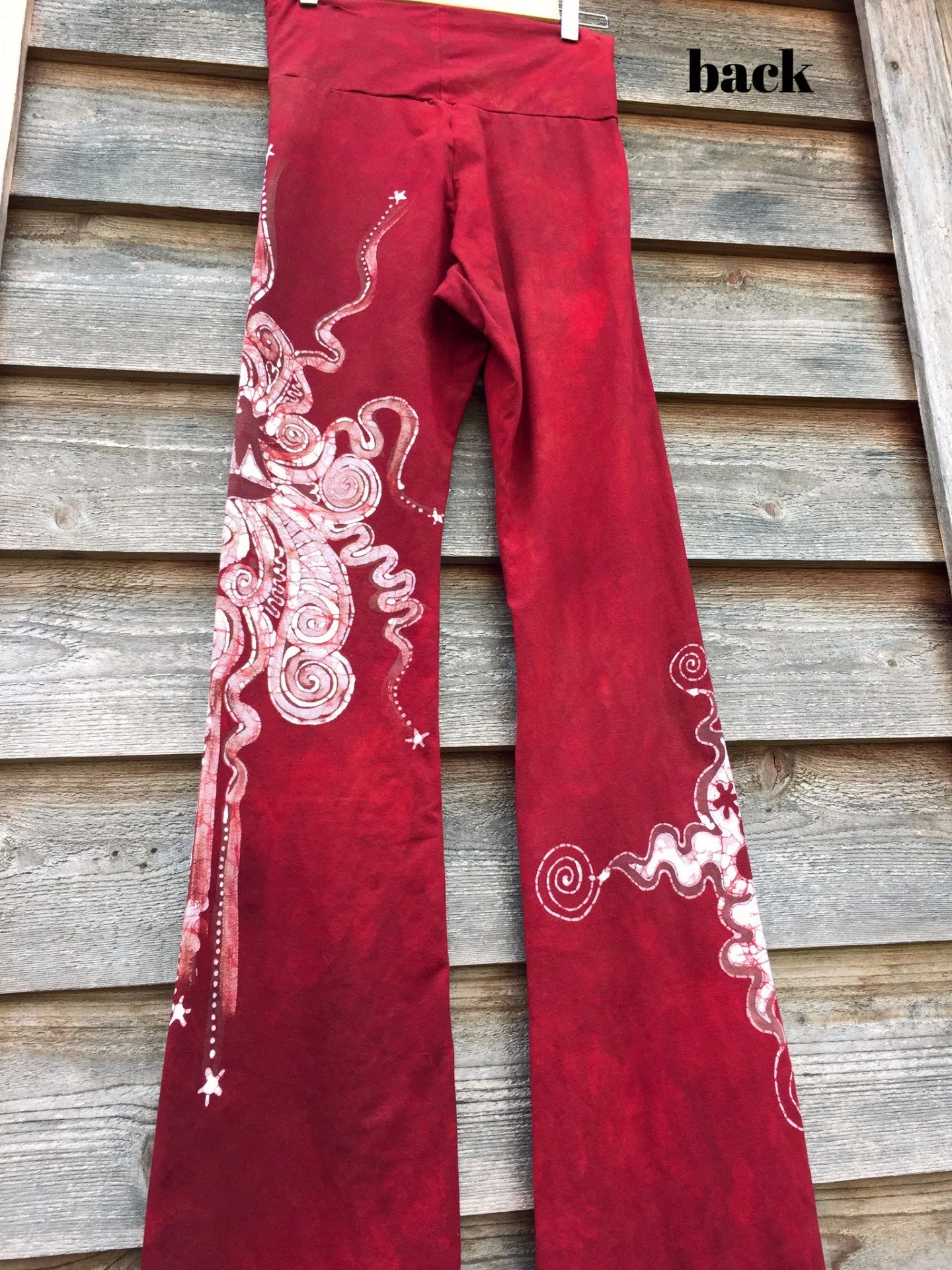 Red Heart Batik Yoga Pants
