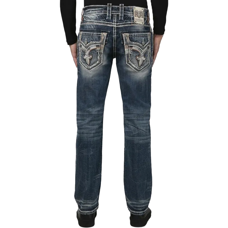 Rock Revival Men's Turf J201 Straight Jeans
