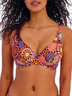 Santiago Nights High Apex Bikini Top - Multi