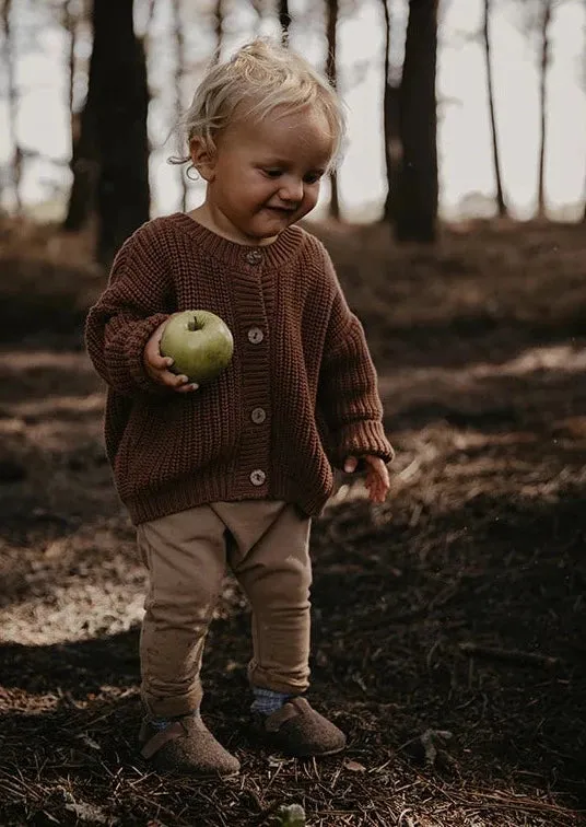 The Chunky Cardigan - Mocha