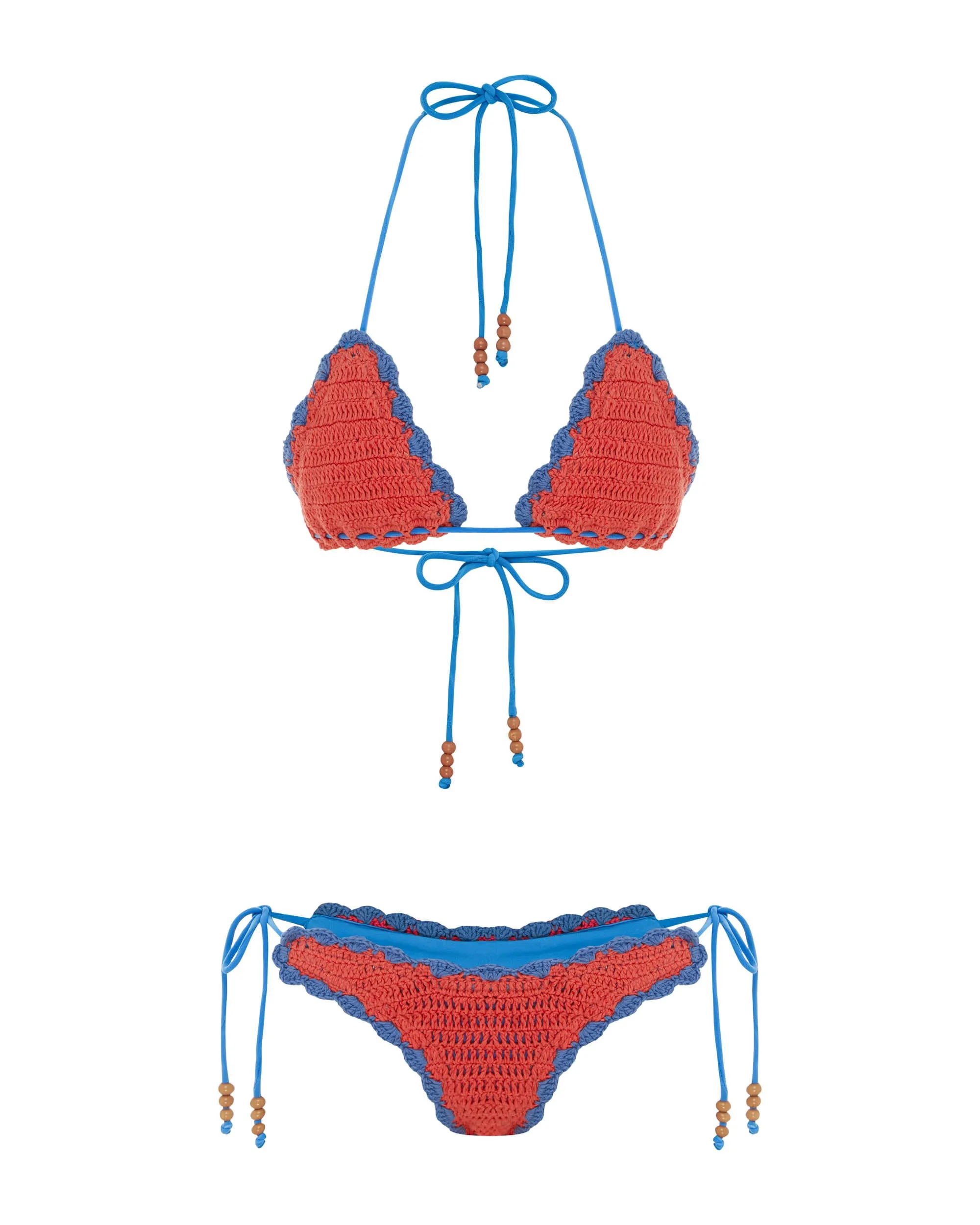 The Crochet Tri Top - Cherry