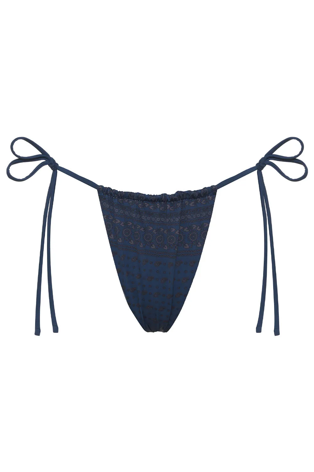 Tia String Bikini Bottom - Indigo Dusk