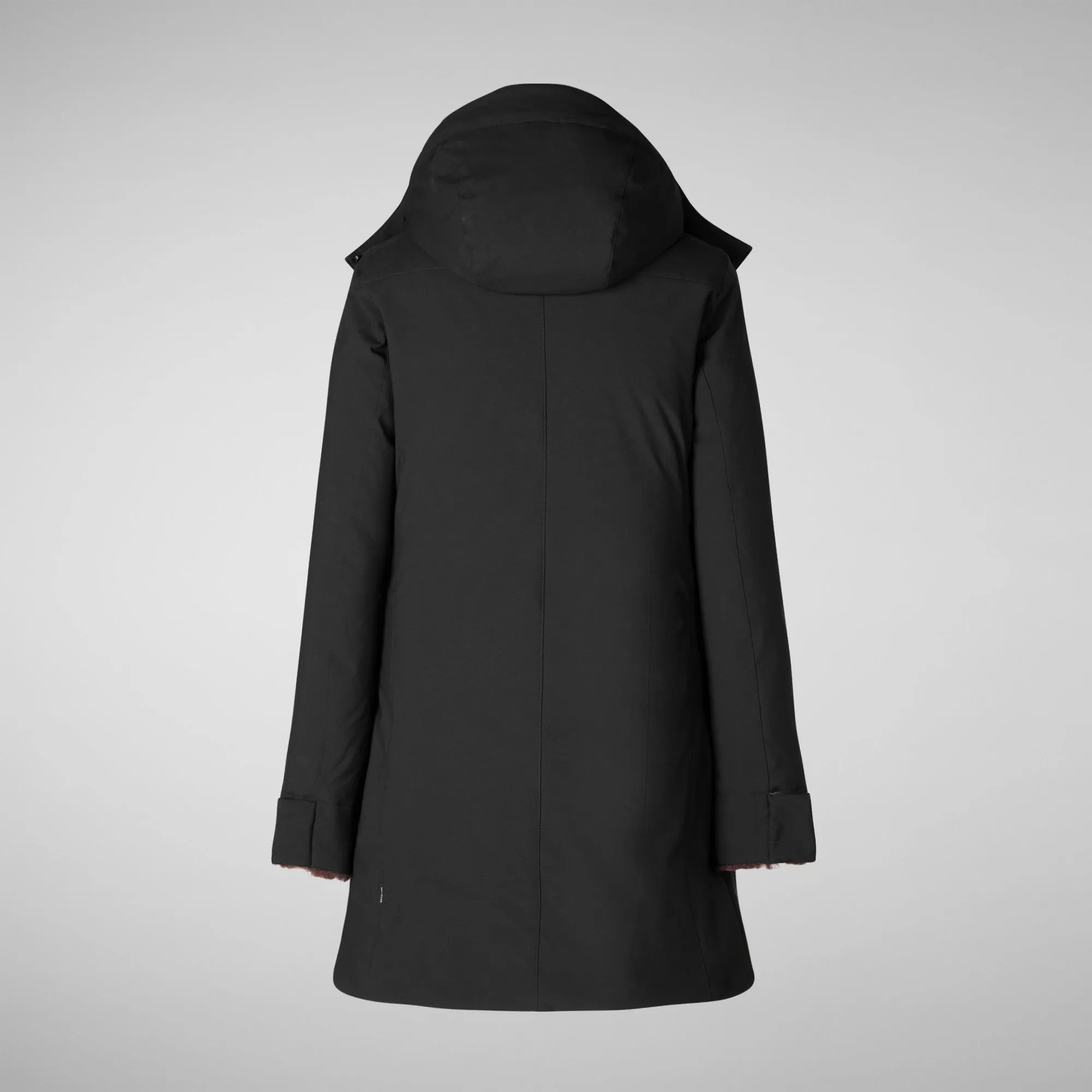 Women's hooded parka Samantah in black